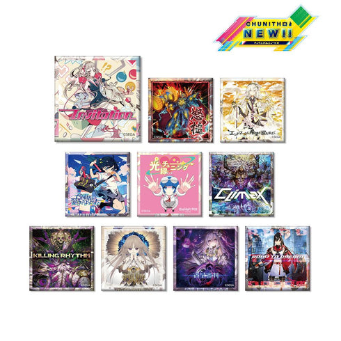 『CHUNITHM』トレーディング CHUNITHM スクエア缶バッジ(単位/BOX)【202510再販】